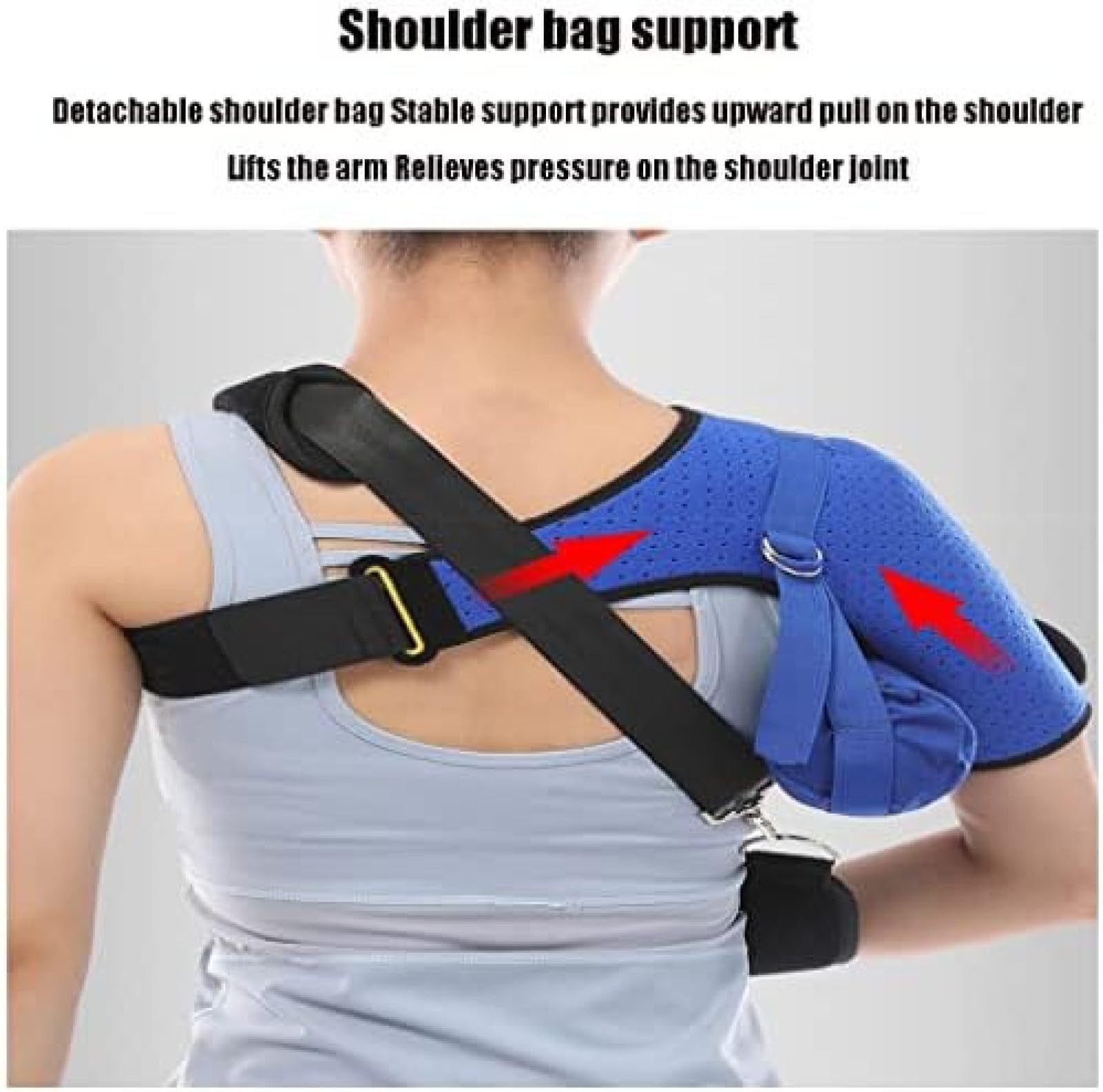 Protección del Hombro Cabestrillo para El Brazo Dislocación De La Articulación Cinturón Fijo Fractura del Húmero Cinturón De Clavícula Soporte para El Hombro,B,Constructive23