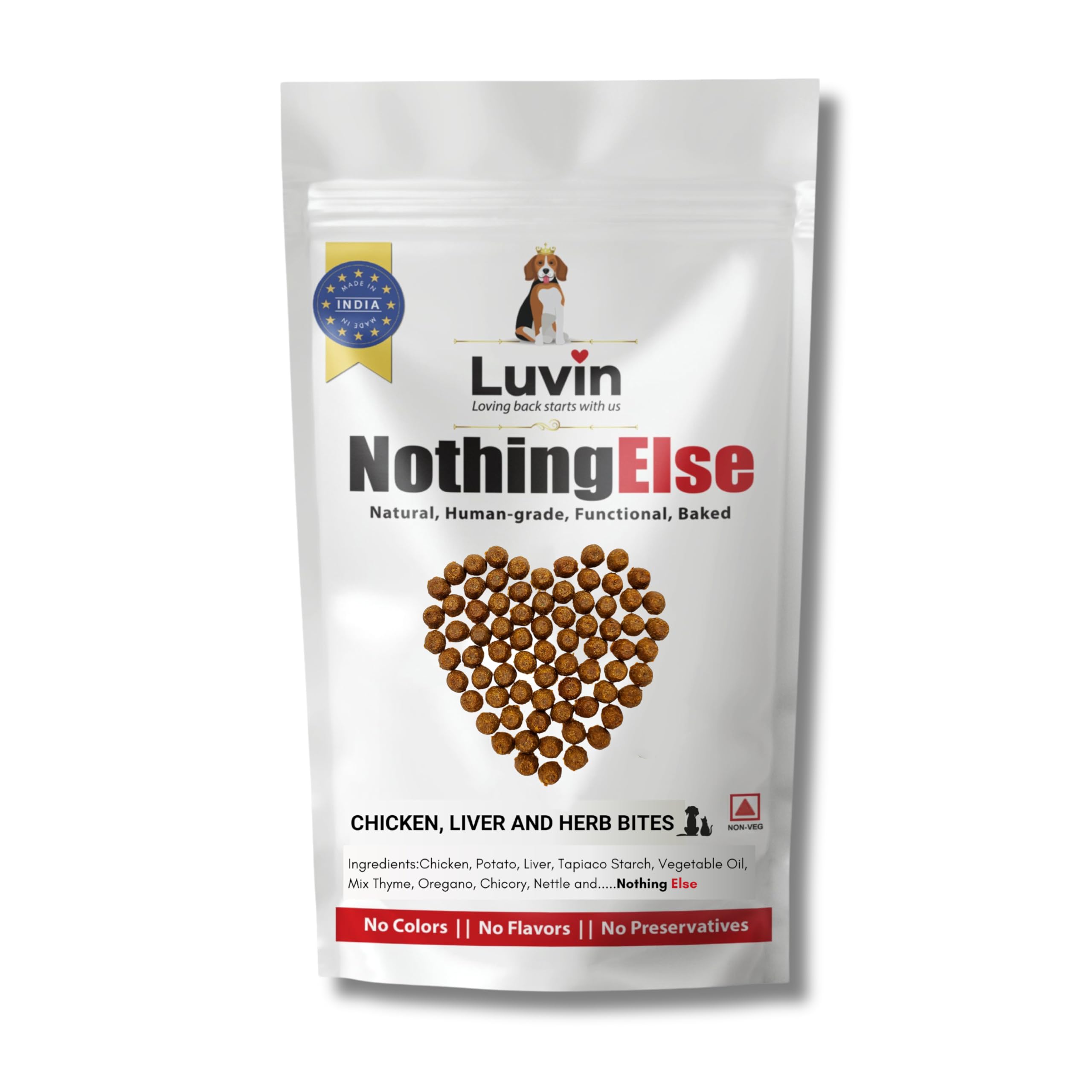 See full amazon price history chart for Luvin Nothing Else Human-Grade Treats for Dogs and Cats | No Colors | No Flavors | No Preservatives | Chicken Liver and Herb Bites 250 GMS Luvin Nothing Else Human-Grade Treats for Dogs and Cats | No Colors | No Flavors | No Preservatives | Chicken Liver and Herb Bites 250 GMS (B0CXF1J5X4) Amazon Price History, Amazon Price Tracker