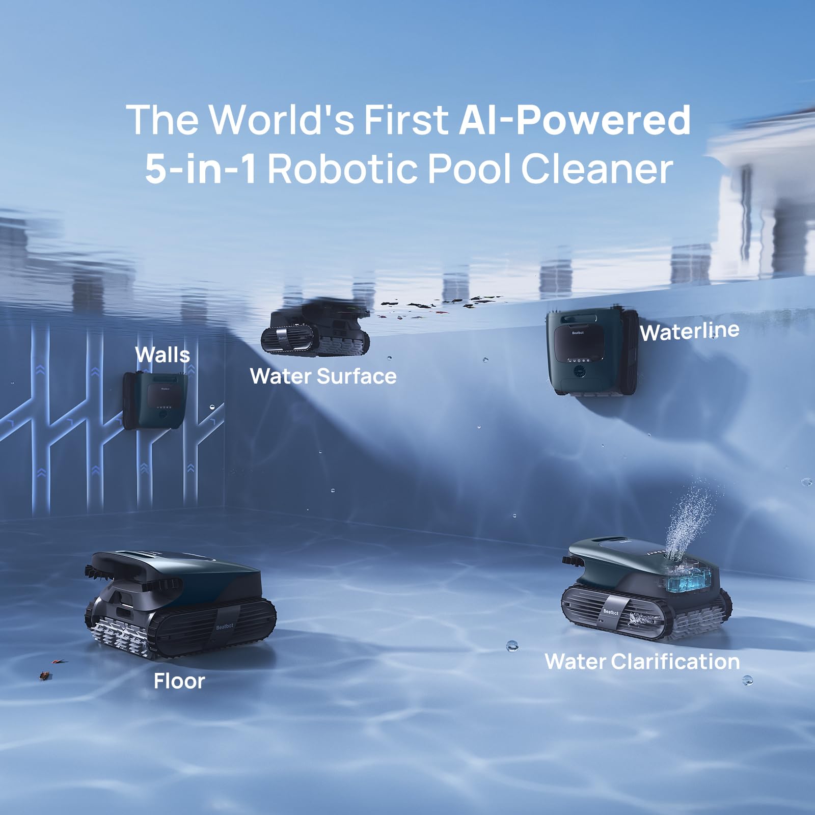 Amazon.com: Beatbot AquaSense 2 Ultra Limpiador Robótico