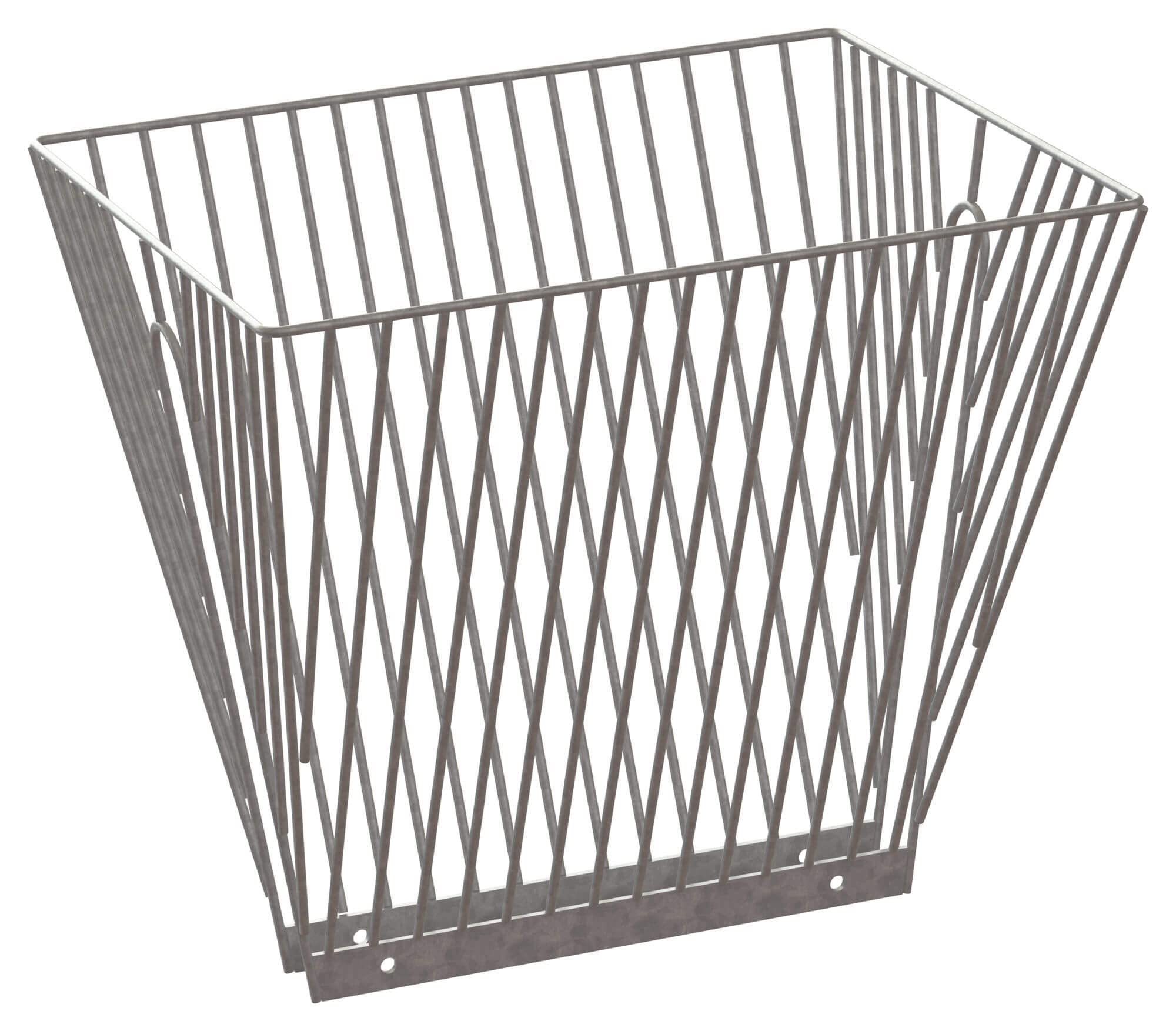 Kerbl 3232 Doppelt Heuraufe, Verzinkt, 20mm Stababstand, 53cm x 44cm x 48cm