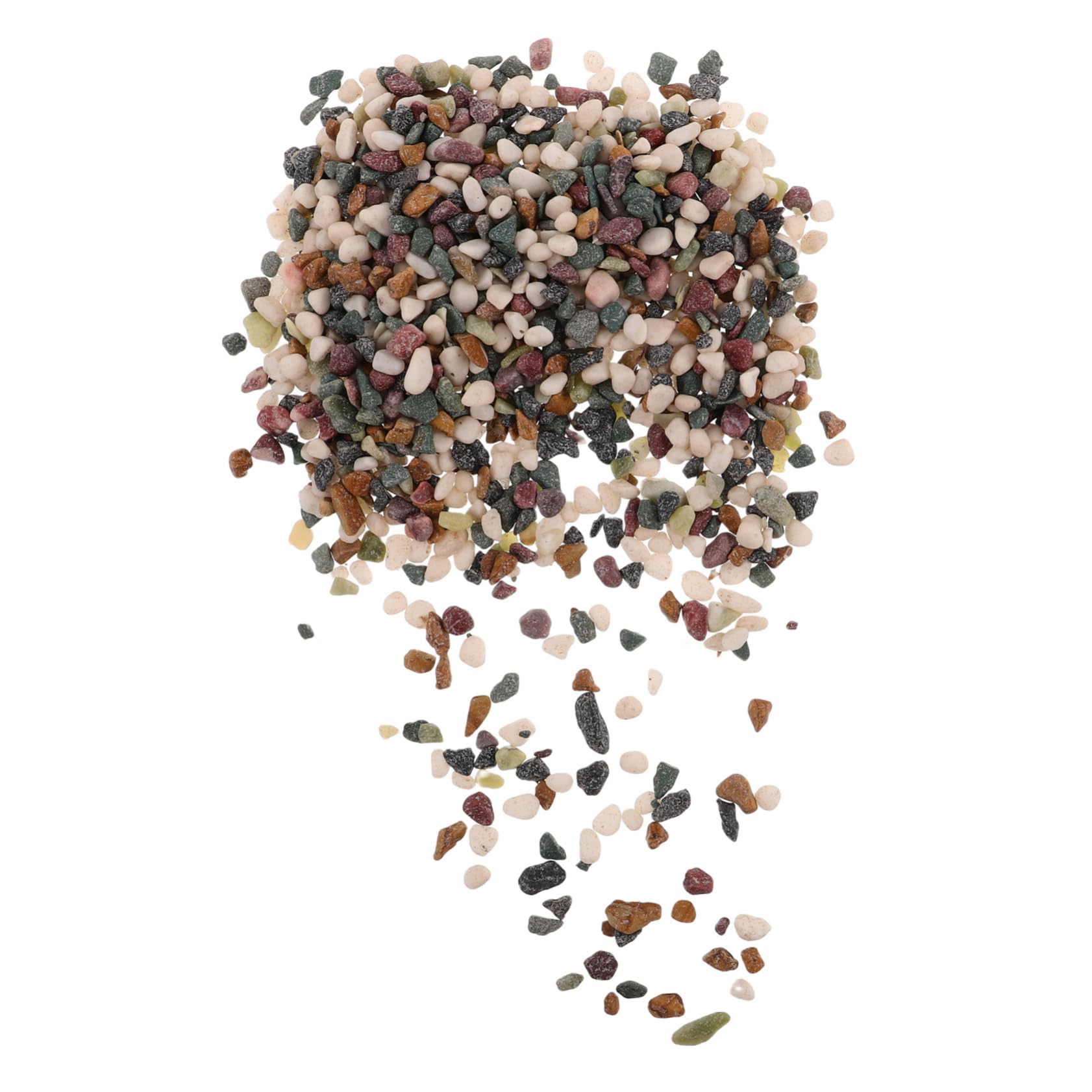 VANZACK Stream Stones Aquarium Sand 3-6mm Sand for Crab Tank Decorative Pebbles