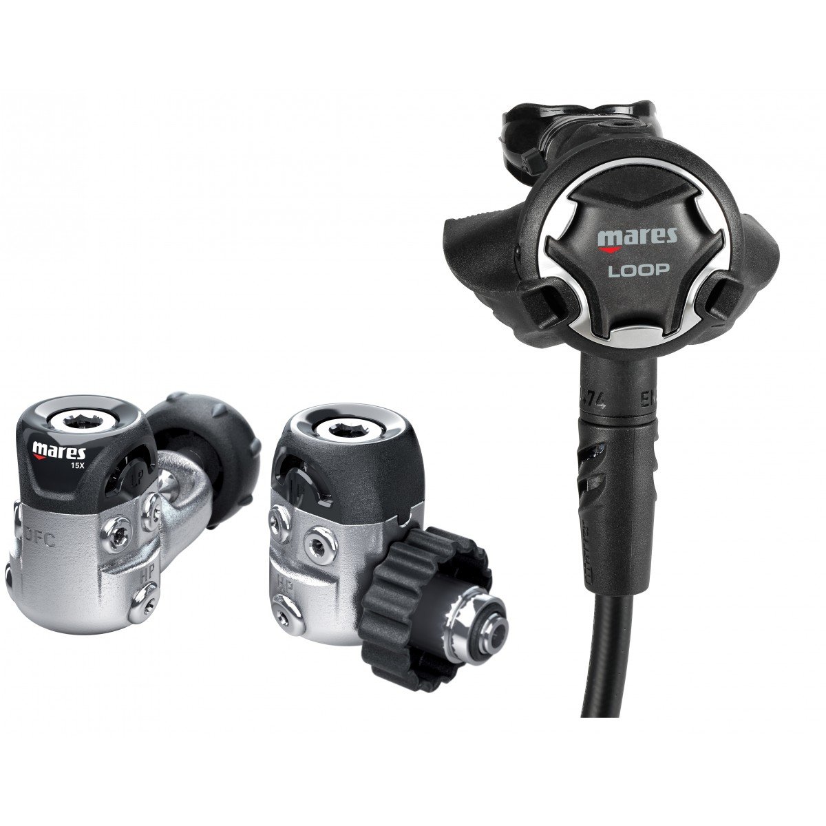 Mares Loop 15X Regulatore de Buceo Adultos Unisex Talla : Talla Unica Color : Negro