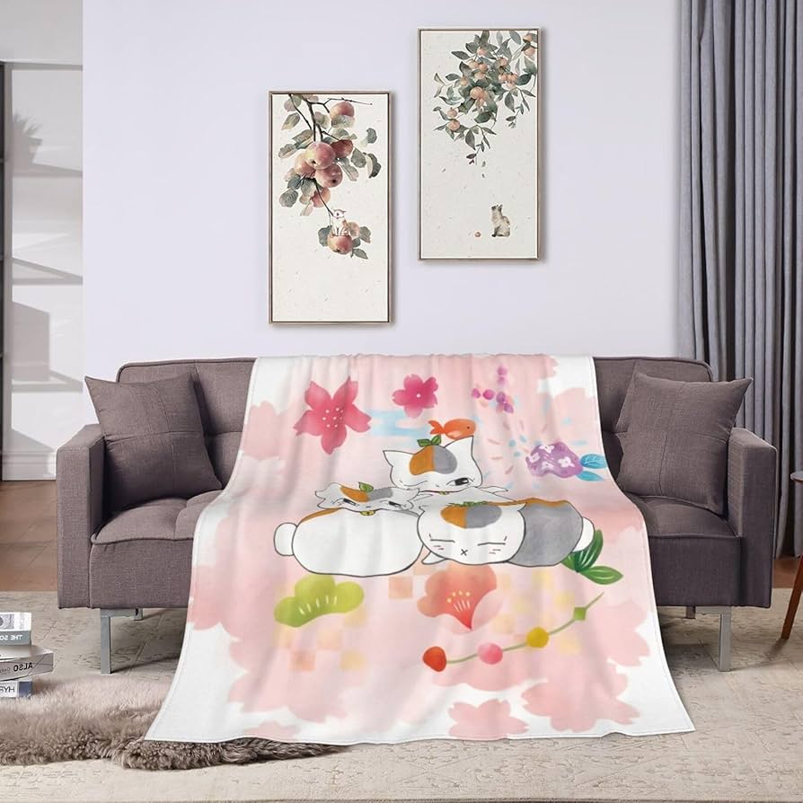 Amazon｜ニャンコ先生 夏目友人帳 アニメ 毛布 ブランケット