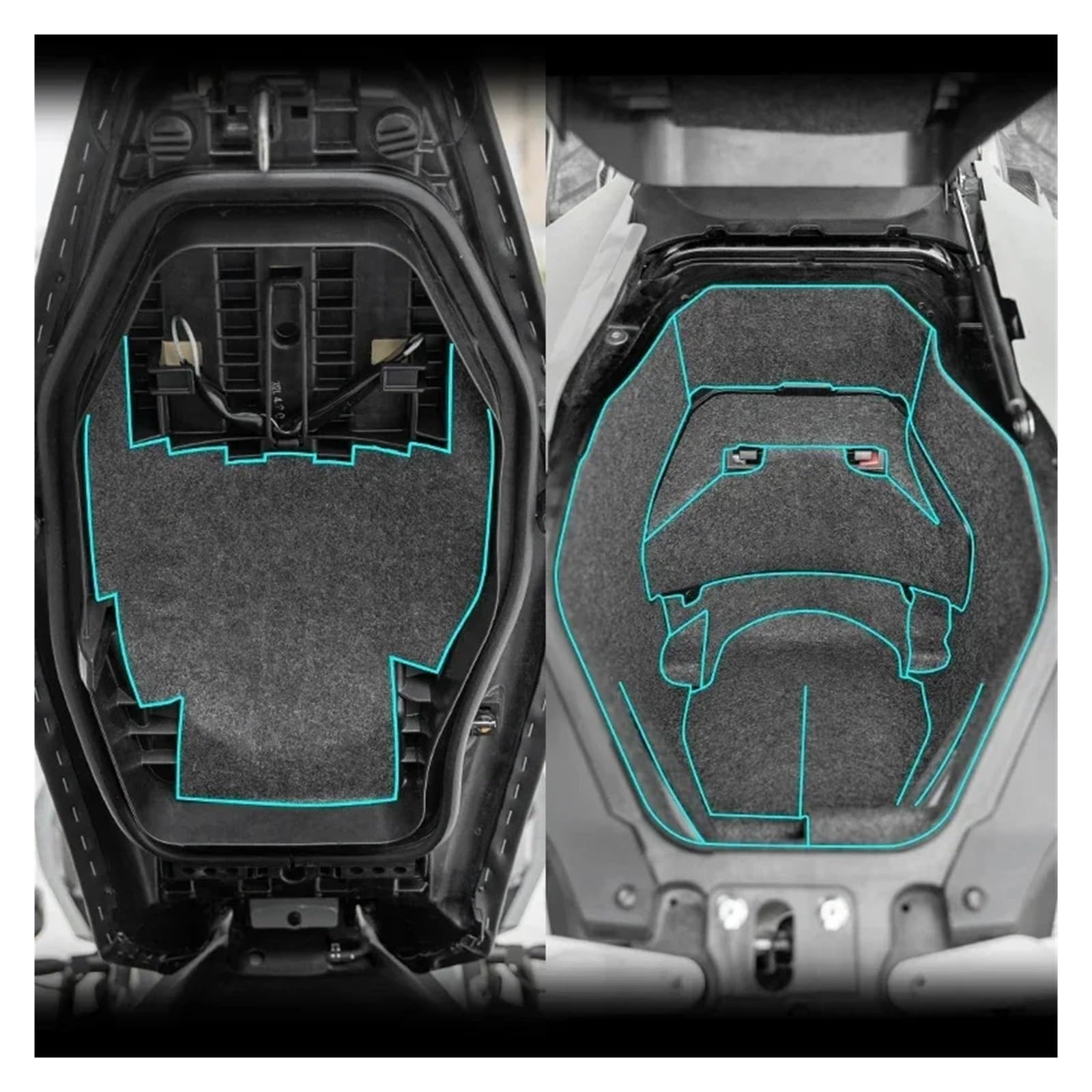 Forro protector de maletero para evitar daños en el casco de tu moto 8