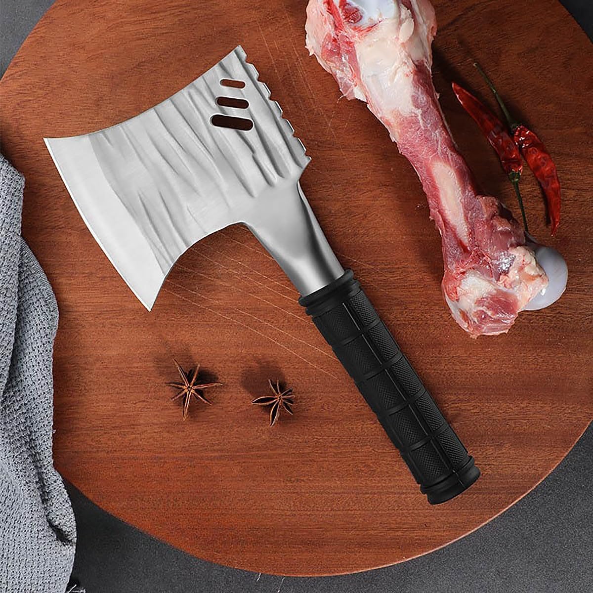 MAYIT Meat Cleaver Knife, 4.5 Inch Chopping Bone Knife, Thickened Bone Chopping Knife, Household Chopping Special Knife, MAYiT5475