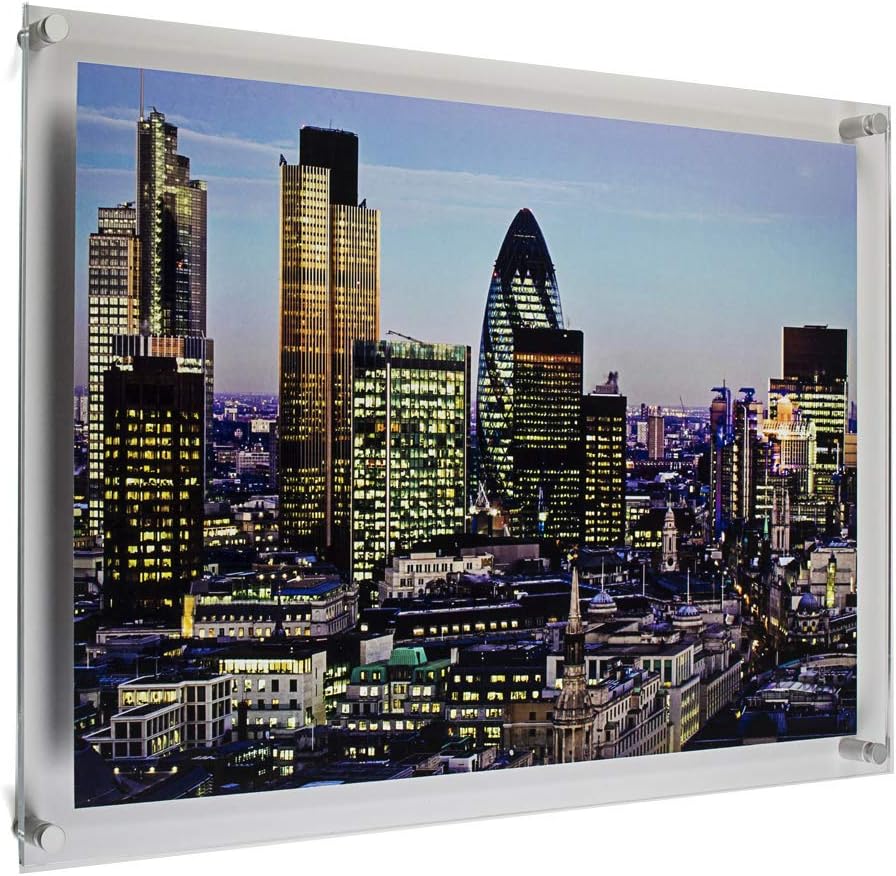 Luminati Wall mounted Acrylic Photo Frames A0 print - panel size 1252mm x 900mm
