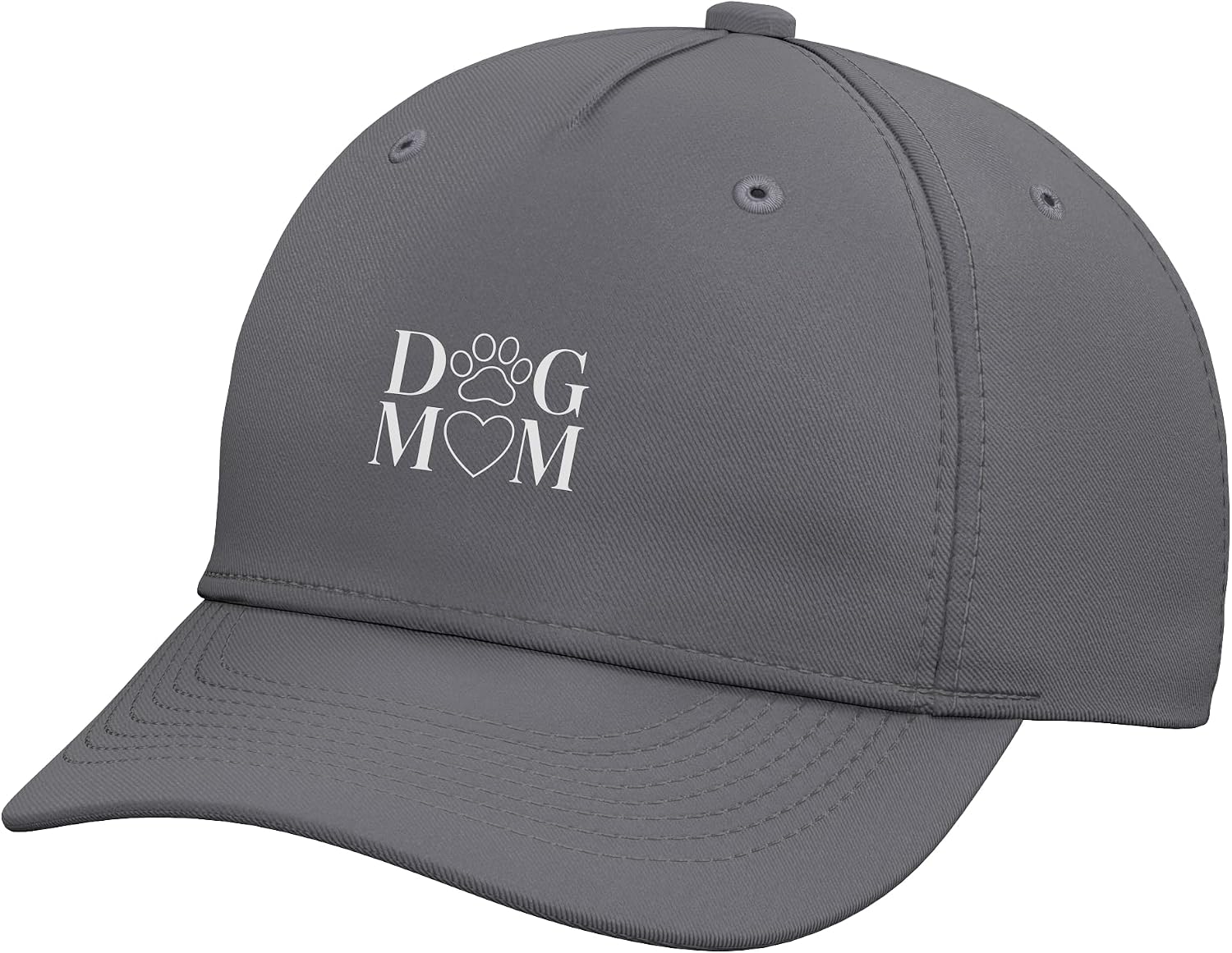 Dog Mom Heart Paw Cute Aesthetic Female Pet Lover Adjustable Baseball Hat