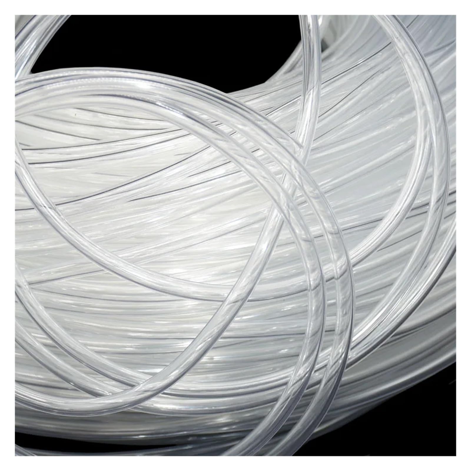 Elastyczny wąż ogrodowy PVC 1/4" przezroczysty, rozciągliwy, 4/7" wąż do nawadniania kropelkowego, 20m 30m(30m)