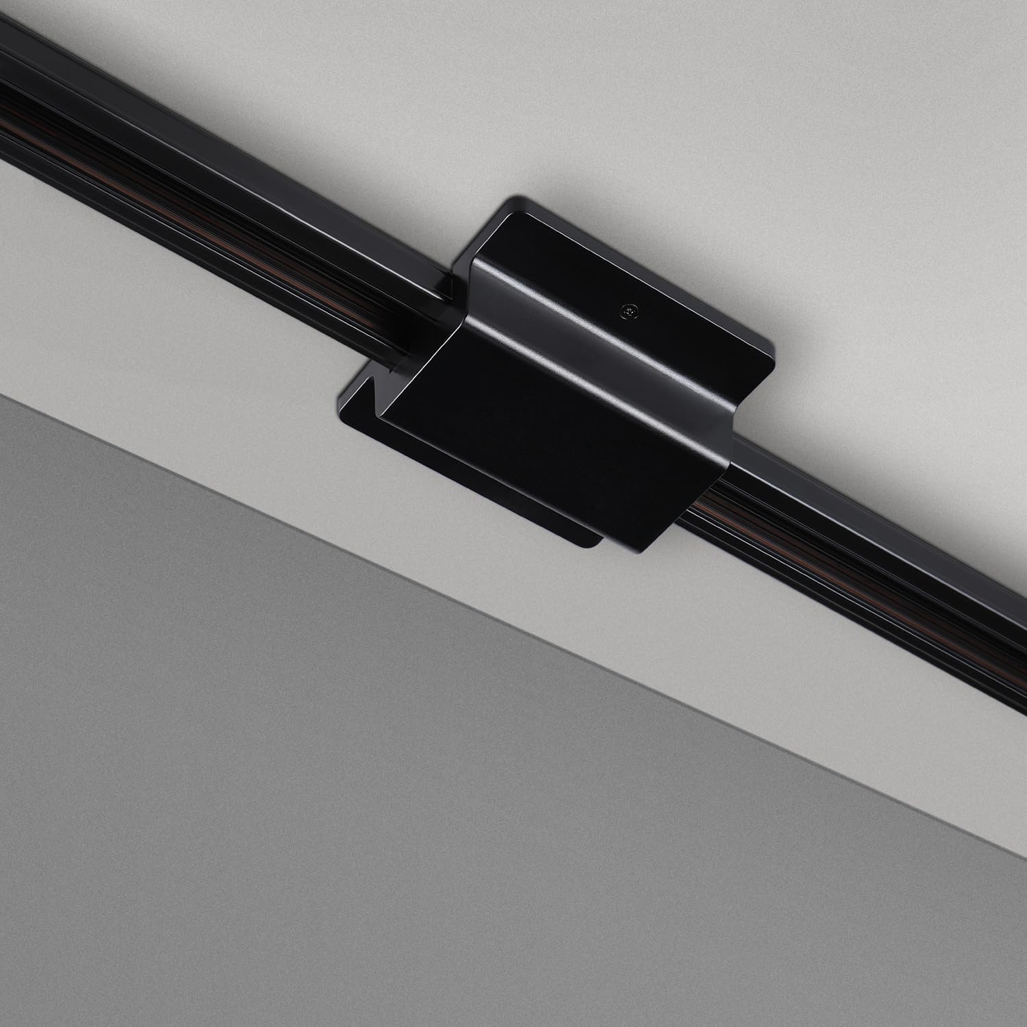 LEONLITE 8.5W 8 Lights LED Track Lighting Kit, (8) H Track Light Heads & 12FT Track Rail & (2) I Connectors & (1) Floating Canopy Connector, ETL, CRI90, 36° H Track Light, 2700K Soft White, Black