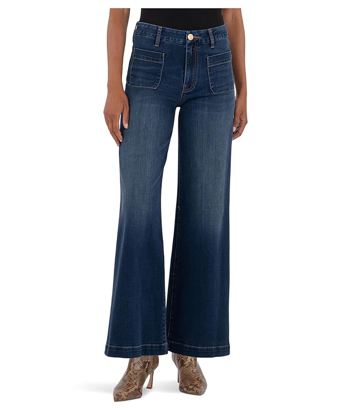 Women's KUT from the Kloth Meg High-rise Wide Leg With Patch