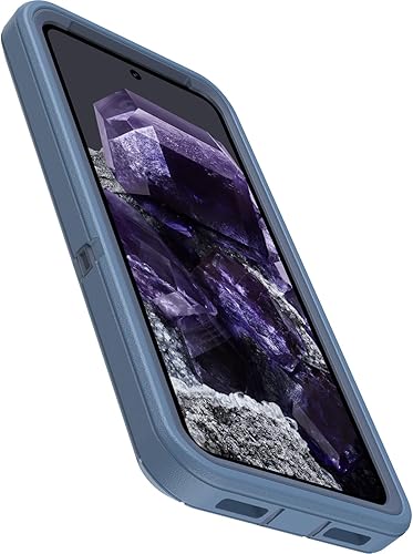 Miniatura 8 de OtterBox Funda para Google Pixel 8 Defender Series, negra, resistente y duradera, con protección de puerto, incluye soporte de clip de funda