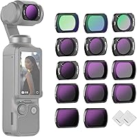 Vista 17 de NEEWER HD CPL ND16 ND64 ND256 Kit de Filtros Compatible con DJI OSMO Pocket 3 Creator Combo Accesorios Cámara de Acción Magnética Filtro de Densidad