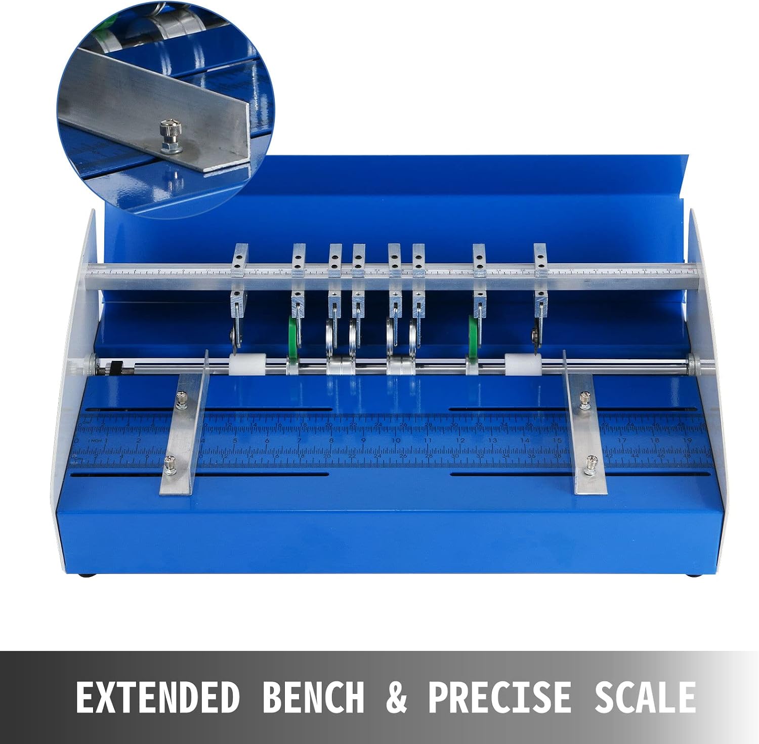 Electric Multi-Function Creasing Machine, Paper Cutter Perforating Die Scoring Dotted Line Tools for Books Photos, Extended Bench & Precise Scale, 20X15X8.5 inch