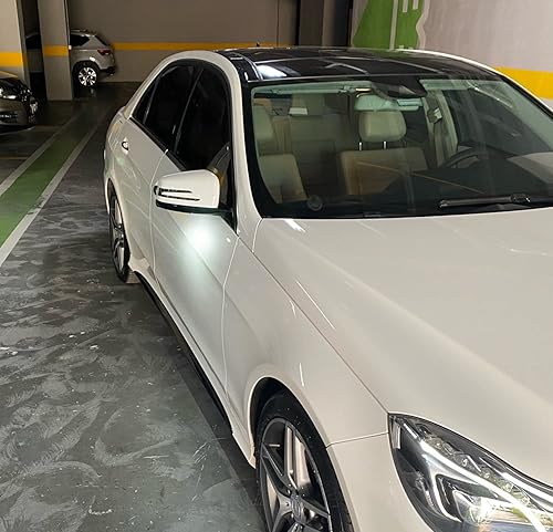 Miniatura 4 de iJDMTOY Blanco 18-SMD Full LED debajo del espejo lateral luces compatibles con Mercedes W204 Clase C, W212 Clase E, W221 Clase S, Clase C117 CLA,