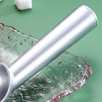 Non-Stick Multi-functional Ice Cream Scoops Aluminium Alloy Fruit Watermelon Spoon BallsScoops Household Tools Tray Molds Sphere Cubeball Maker Tray Holder Popsicles Maker with Antifreezes Handle for