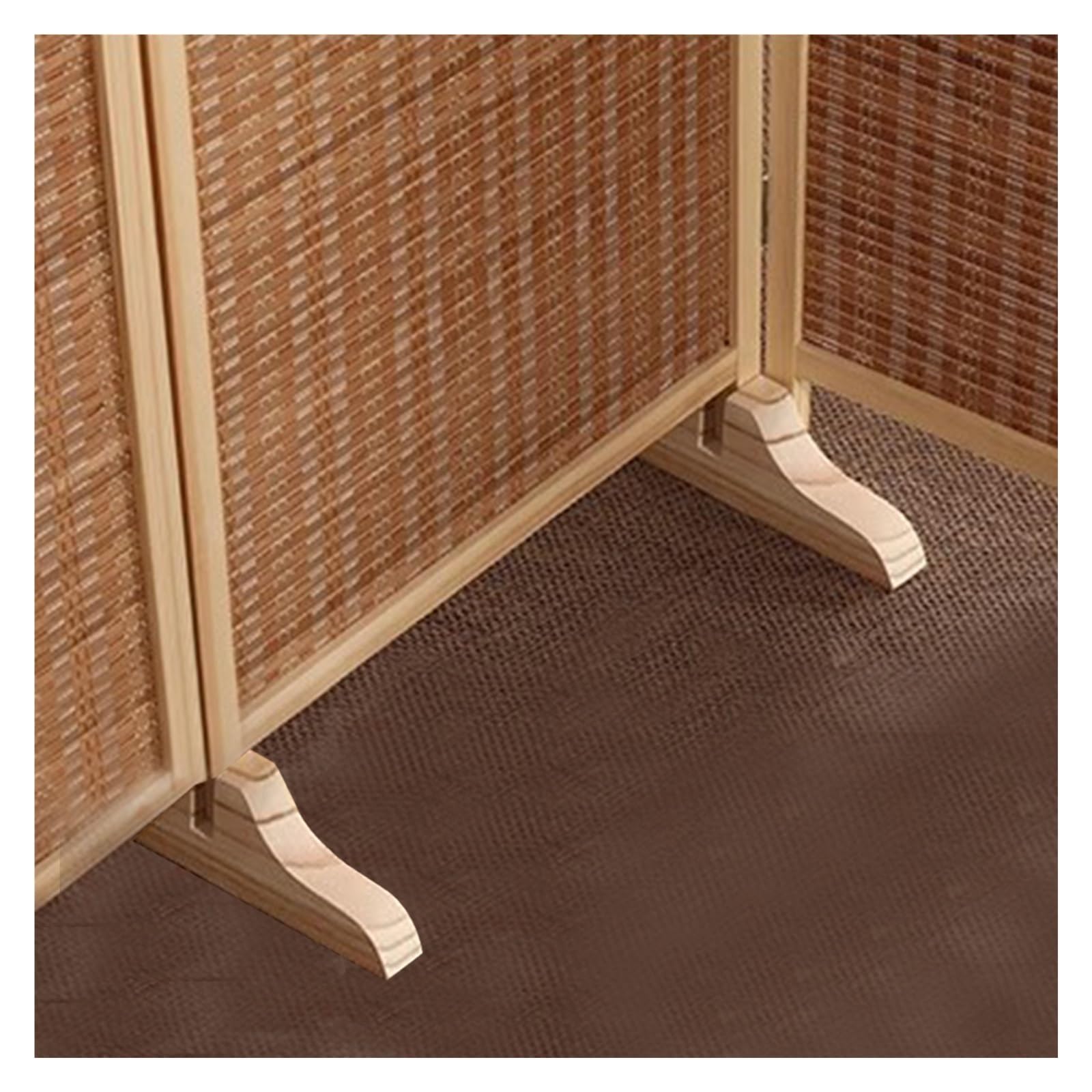 Amazon｜部屋仕切りスクリーン 4 5 6 8  パネル、柔軟な折りたたみ可能な竹製プライバシーパーティションフェンス、ベース付き、寝室/廊下/茶室用、和風レトロ (Color : 4Panels,  Size : 170cm/66.9in Tall)｜間仕切り・スクリーン オンライン通販 両面竹製小型間仕切り、ショートルーム装飾パーティション、4パネル仕切り壁、ライブ放送背景用(Color-2,70x30cm-4 pa