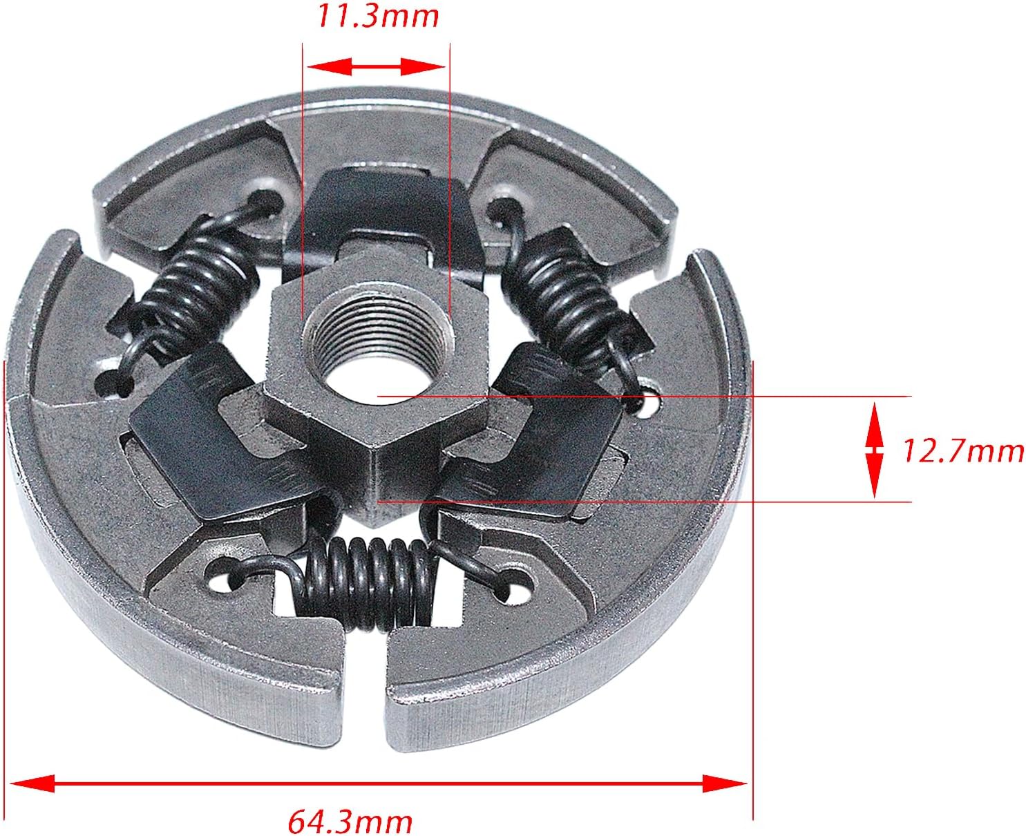 3/8 LP-7T Clutch Drum Sprocket Rim Kit Fit for STIHL 017 018 021 023 MS170 MS180 MS210 MS250 MS251 Chainsaw 0000-642-1240
