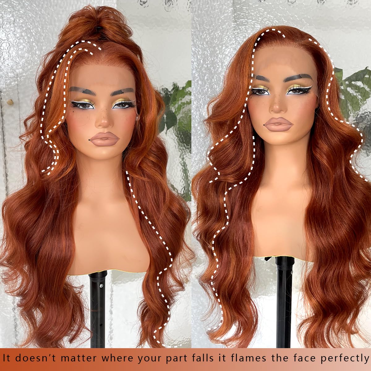 Amazon.com : BlackSwern 13x6 HD Glueless Lace Frontal Wigs  display picture 2