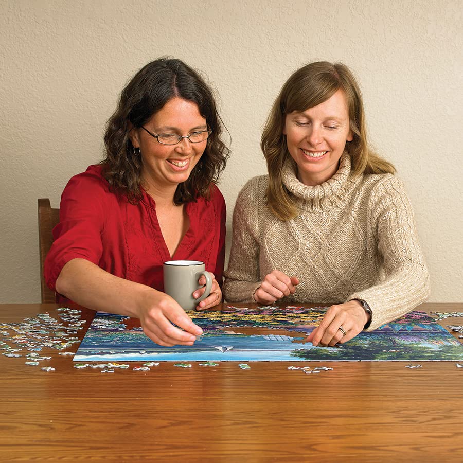 Cobble Hill 1000 Piece Puzzle Seashore-Sample Poster Included, 8.25" x 11.25" x 2.0" - Image 3