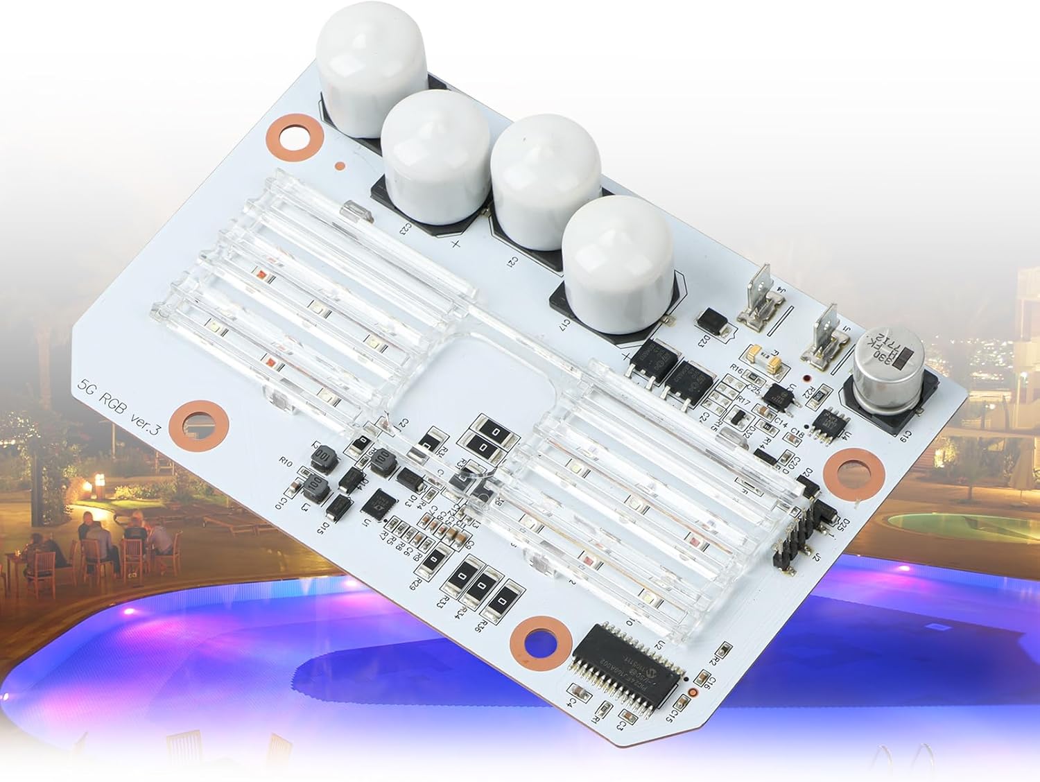 619818Z LED Light Engine Board Replacement, Compatible with IntelliBrite 5G Color LED Pool Lights (2nd Generation). Fits 601000 601001 601002 601003 601004 601010 601011 601012 601013