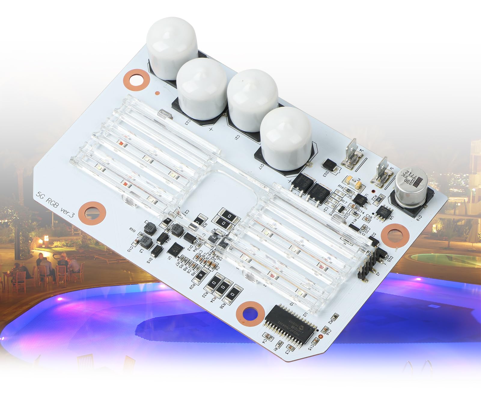 Photo 1 of 619818Z LED Light Engine Board Replacement, Compatible with IntelliBrite 5G Color LED Pool Lights (2nd Generation). Fits 601000 601001 601002 601003 601004 601010 601011 601012 601013