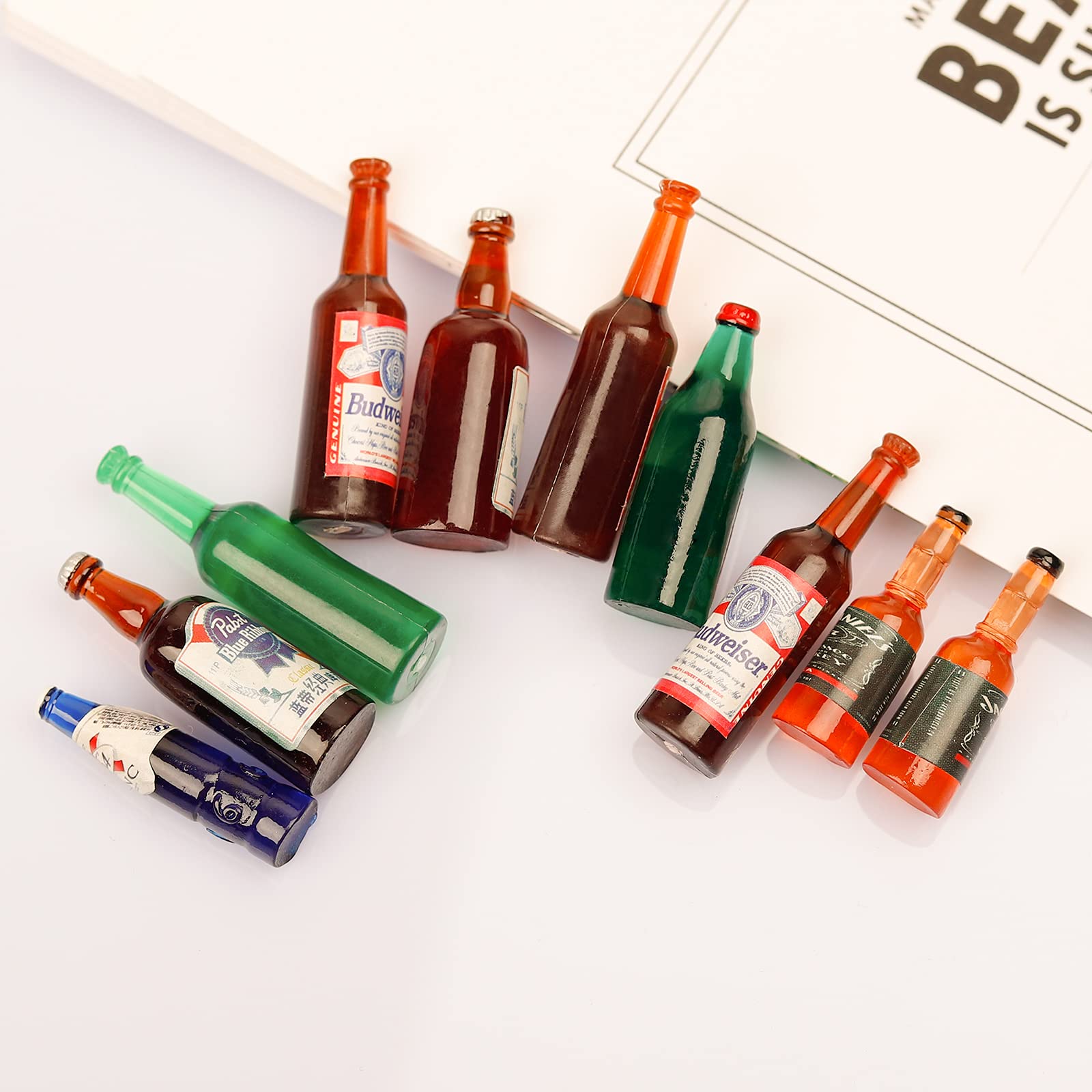 Amazon.co.jp: BENBO ビールミニチュアフィギュア 42個 ミニビール