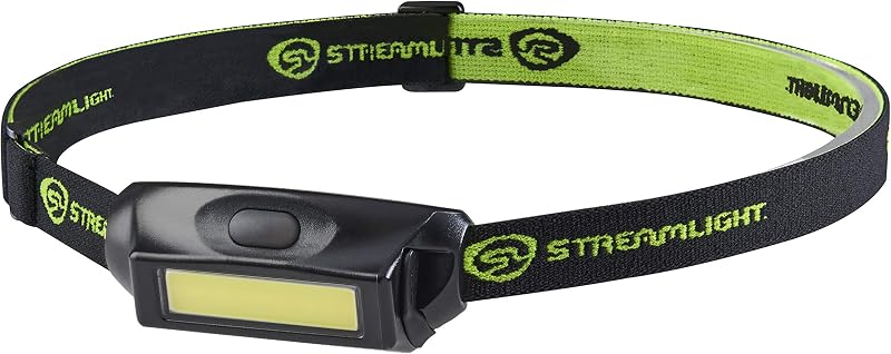 Streamlight 61714 Bandit Pro Linterna frontal recargable, negro | Linterna frontal recargable de nivel profesional; diseño liviano; múltiples modos de iluminación; iluminación manos libres