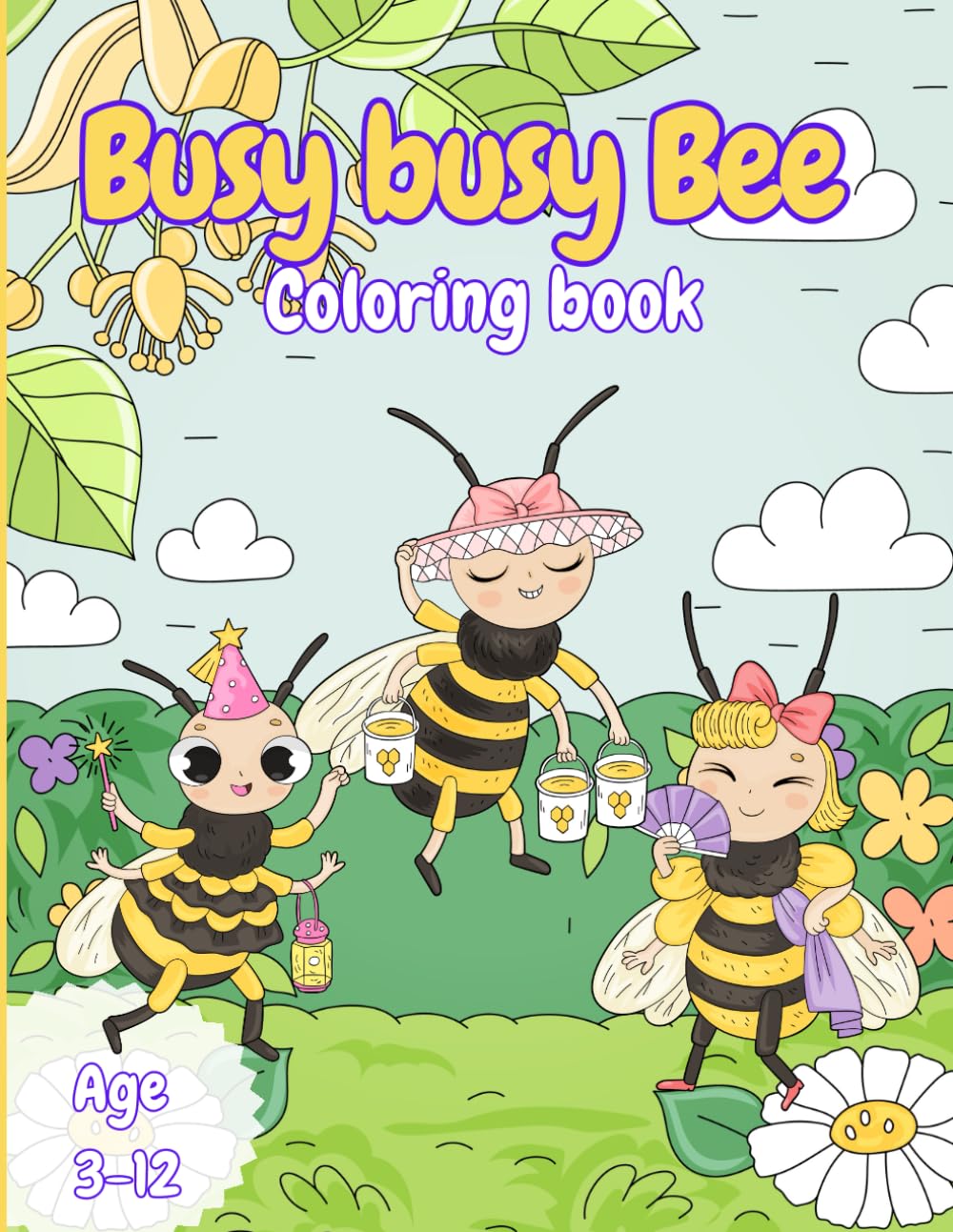 Busy busy Bee: Coloring book for kids