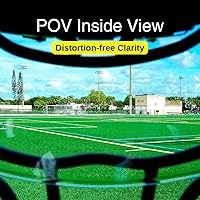 Vista 4 de SLEEFS Visera de fútbol transparente para casco - Visera de fútbol profesional - Protector facial y ocular - Compatible con cascos juveniles