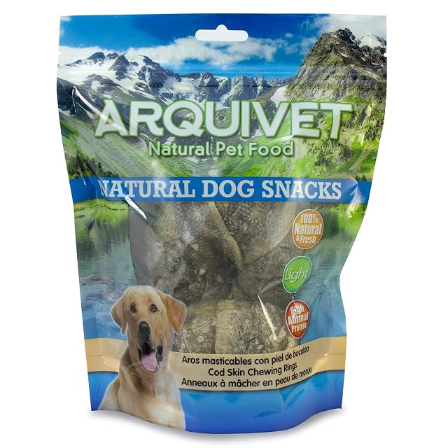 Foto 4 de 7 de Arquivet Aros masticables con Bacalao - Bolsa de 2 Unidades, 200 g (Paquete de 1)