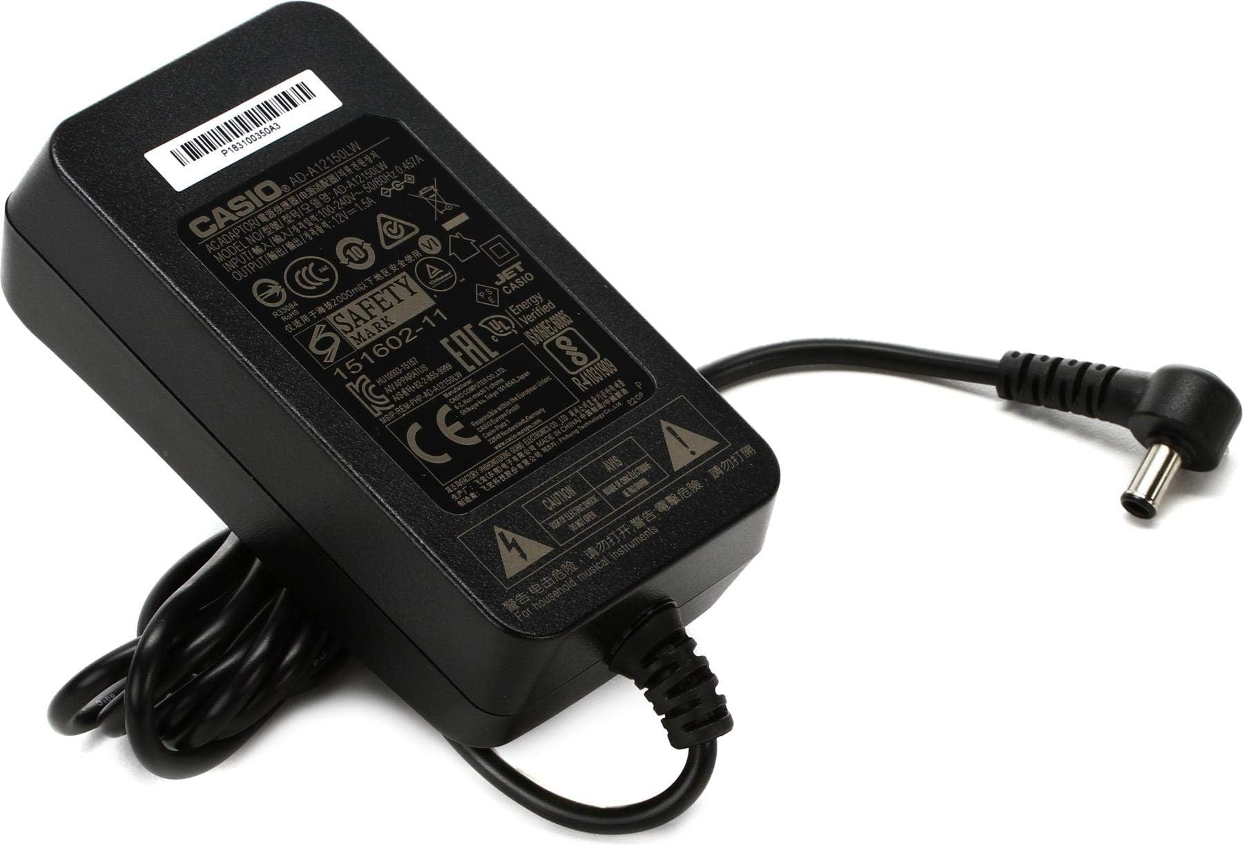 Casio Ada 12v Ac Adapter For Px3 130 150 330 350 730 750 Ap2 Cdp1 2 Ctk6000 7000 Wk6500 7500 Electronics Amazon Com