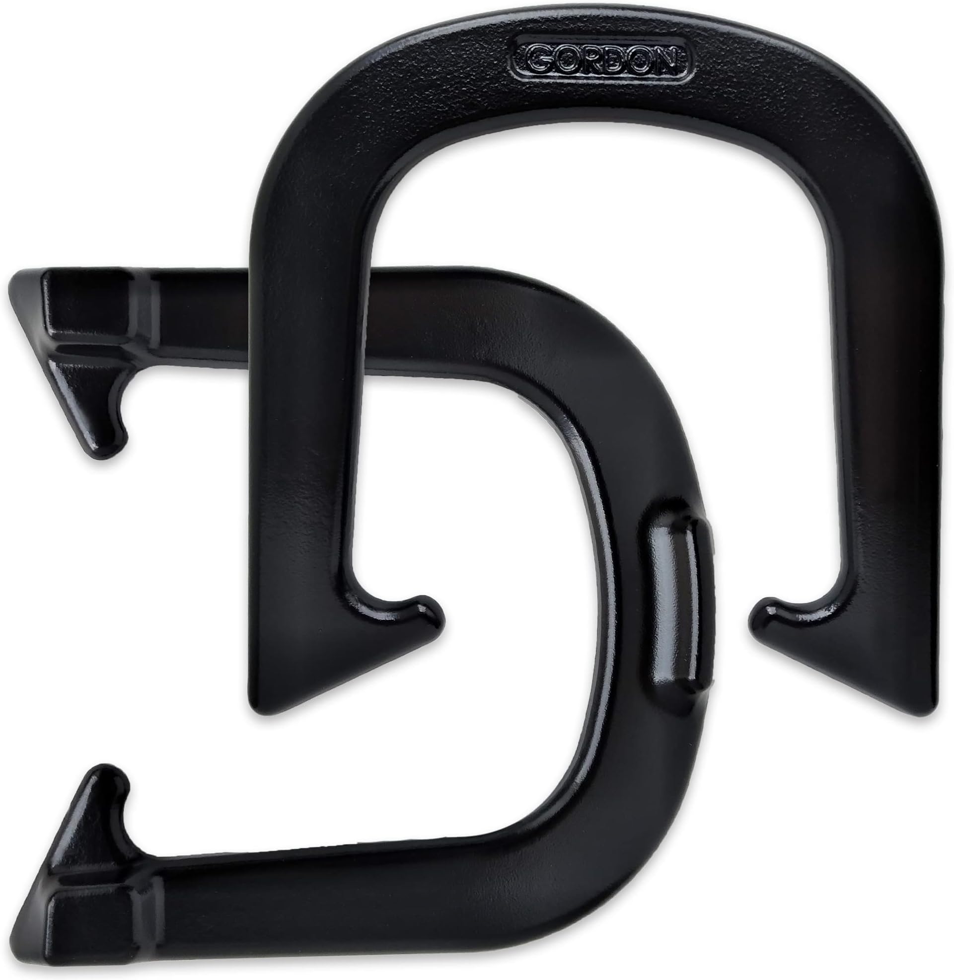 Gordon Professional Pitching Horseshoes - NHPA Sanctioned for Tournament Play - Drop Forged Construction - One Pair (2 Shoes) - Medium Weight
