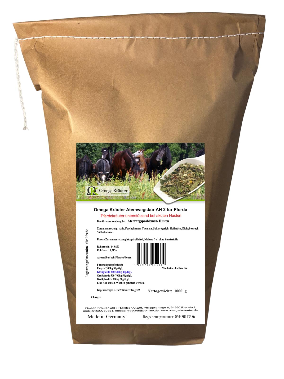 Atemwegs Mix AH 3 für Pferde 2500g