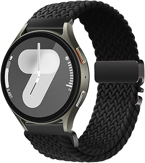 腕時計ベルト 20mm対応Samsung Galaxy Watch 7/6/5/4/FE 40mm 44mm、時計バンド20mm調整可能なナイロン時計バンド対応Amazfit Active2/GTR Mini/GTS 4/3、対応Huawei Watch GT3/GT2 42mm交換用ベルト