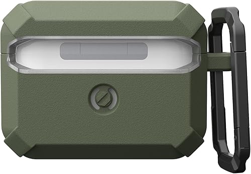 Miniatura 4 de URBAN ARMOR GEAR UAG - Funda diseñada para AirPods Pro de 3ª generación, resistente funda protectora de grado militar a prueba de caídas con clip de