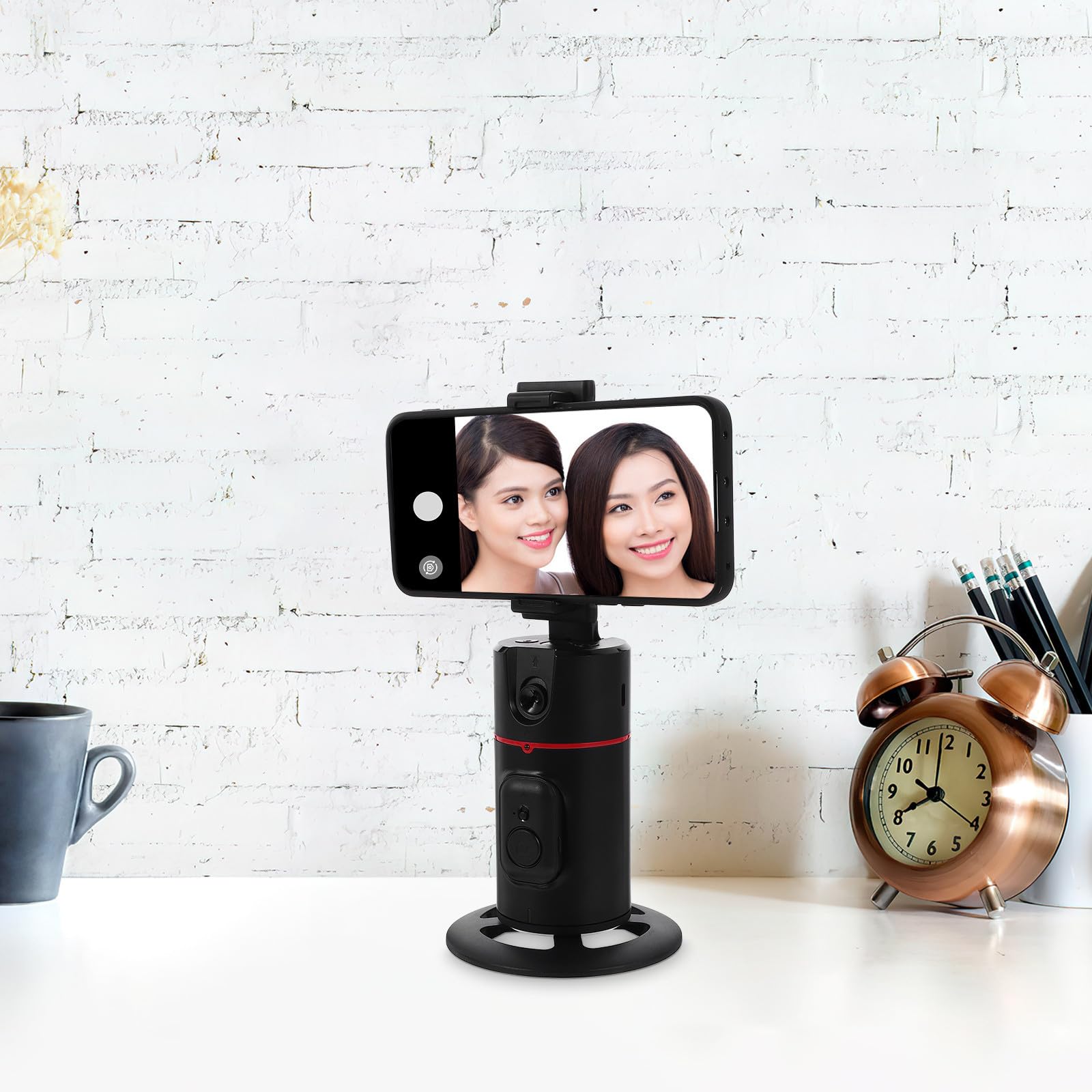 Palo Selfie con Estabilización y Facial para Teléfono