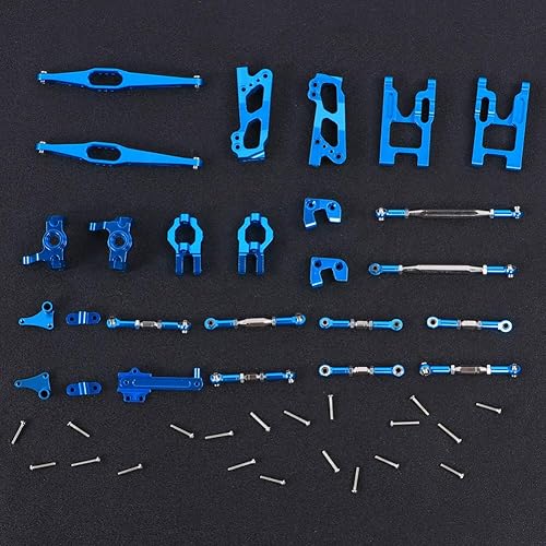 Miniatura 4 de Repuestos de actualización Brazo oscilante C Asiento trasero Kit de haz alto apto para WLtoys 1242812423 112 RC Car para los amantes de los autos RC