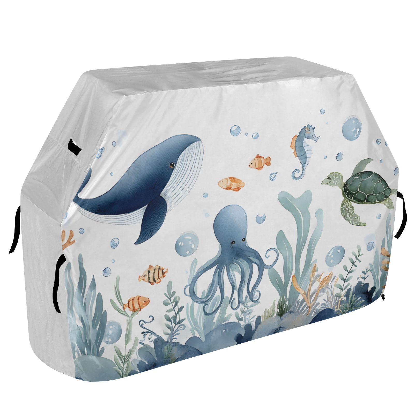 Blue Whale - Copertura per barbecue, impermeabile, resistente, per esterni