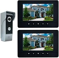 Vista 1 de Sistema de Intercomunicación de Video, Sistema de Timbre de Video de Puerta de 7 Pulgadas, Sistema de Teléfono de Puerta, Kits de Cámara HD de Video