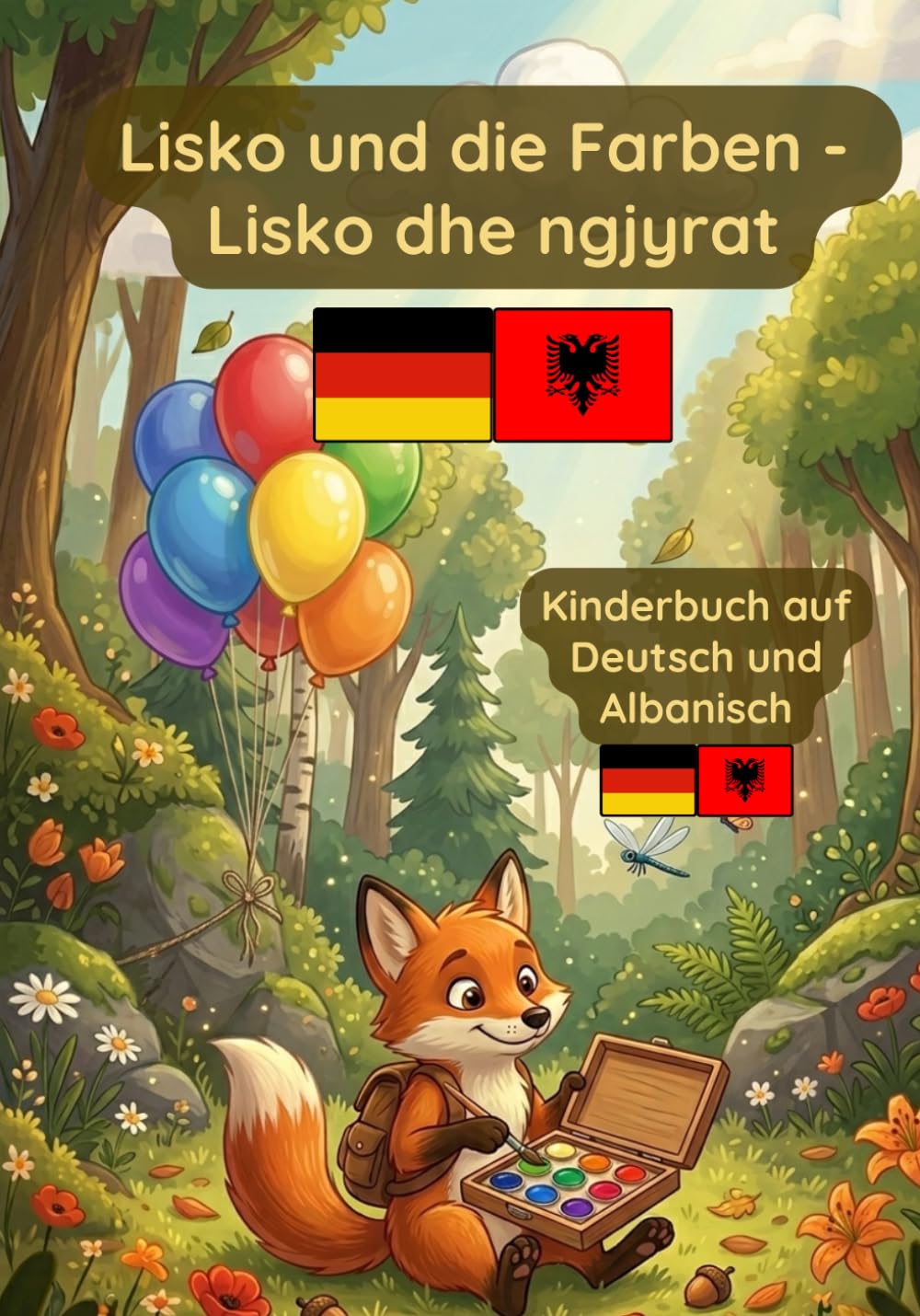 Lisko und die Farben: Deutsch Albanisches Kinderbuch zum Lernen der Farben