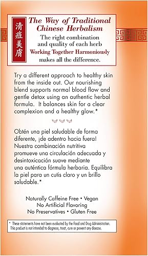 Miniatura 6 de Bravo Tea Té de hierbas para piel clara y suave, sin cafeína, 20 bolsas de té