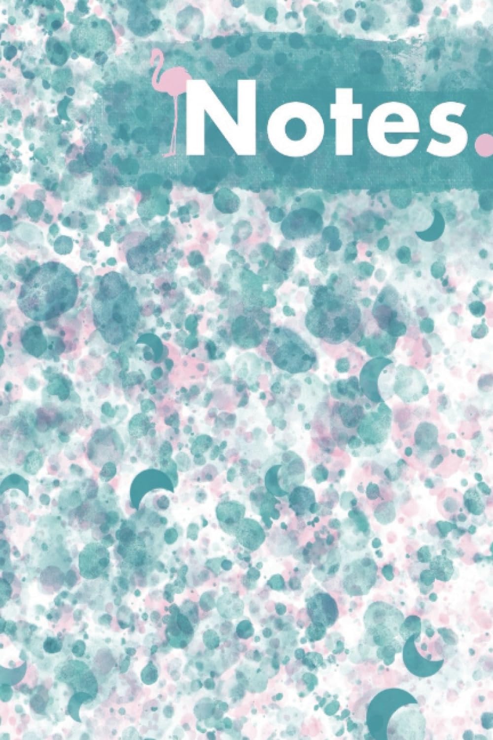 Simple note book: watercolour splatter pattern