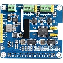 Waveshare 2 Channel Insulated CAN FD Expansion Hat for Raspberry Pi 5/4B/3B/Zero/Zero W/Zero 2W/Pico/Pico W/Pico WH CAN FD supports multi-on-board protection circuits