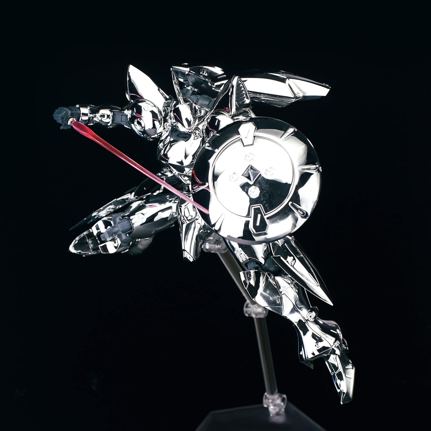 Sheik Mainland 1/144 Actaeon Chrome Silver Knight Action Figure image 5