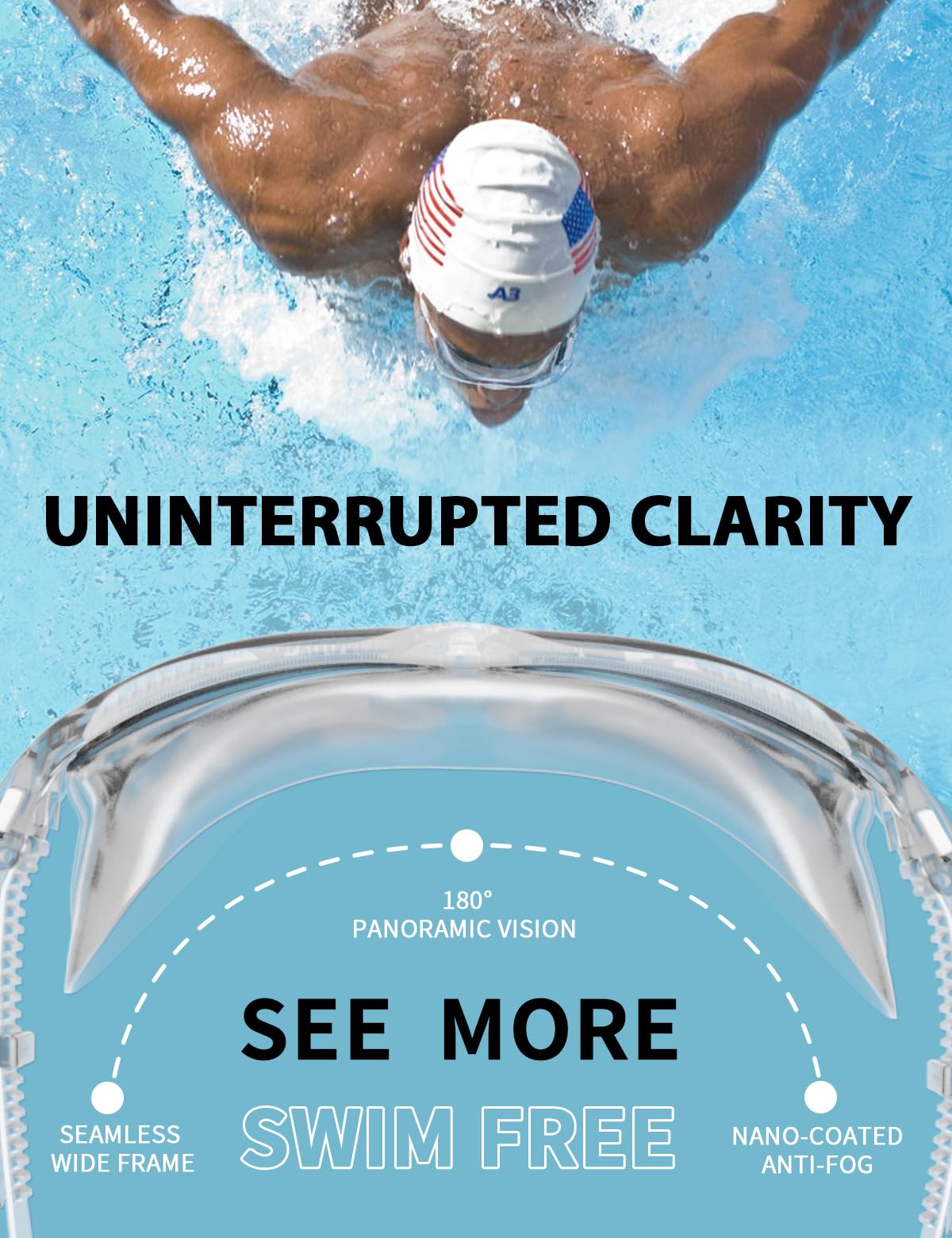 Schwimmbrille US010