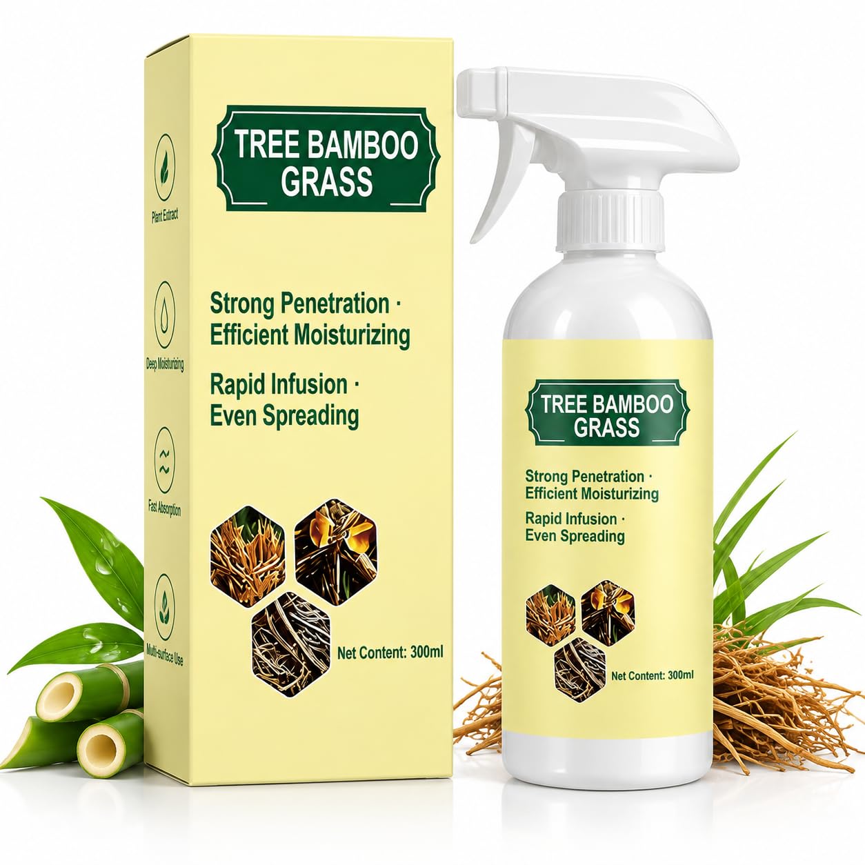 Lawn Weed Killer Spray for Garden Grass Outdoor Plant Care 300ml