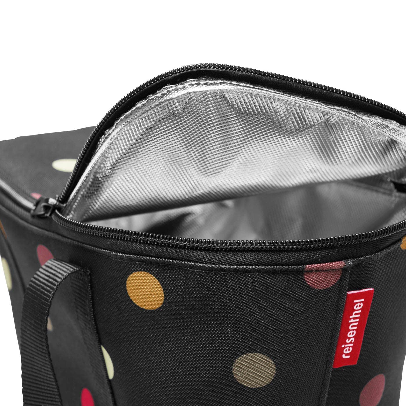 reisenthel Coolerbag XS Sac Isotherme de Voyage en Polyester à Pois 27,5 x 15,5 x 12 cm/4 l Dots (Pois Colorés)