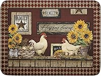 Vista 12 de Tapete de secado de platos con diseño de pájaro rojo de Feliz Navidad, absorbente y de secado rápido, protector para encimera de cocina, 18 x 24