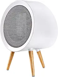 Gaiatop Aquecedor de ambiente, bonito e potente, aquecedores elétricos pequenos de 1000 W para uso interno, 3 modos de aquecimento rápido de cerâmica PTC, superaquecimento e proteção contra derrubada