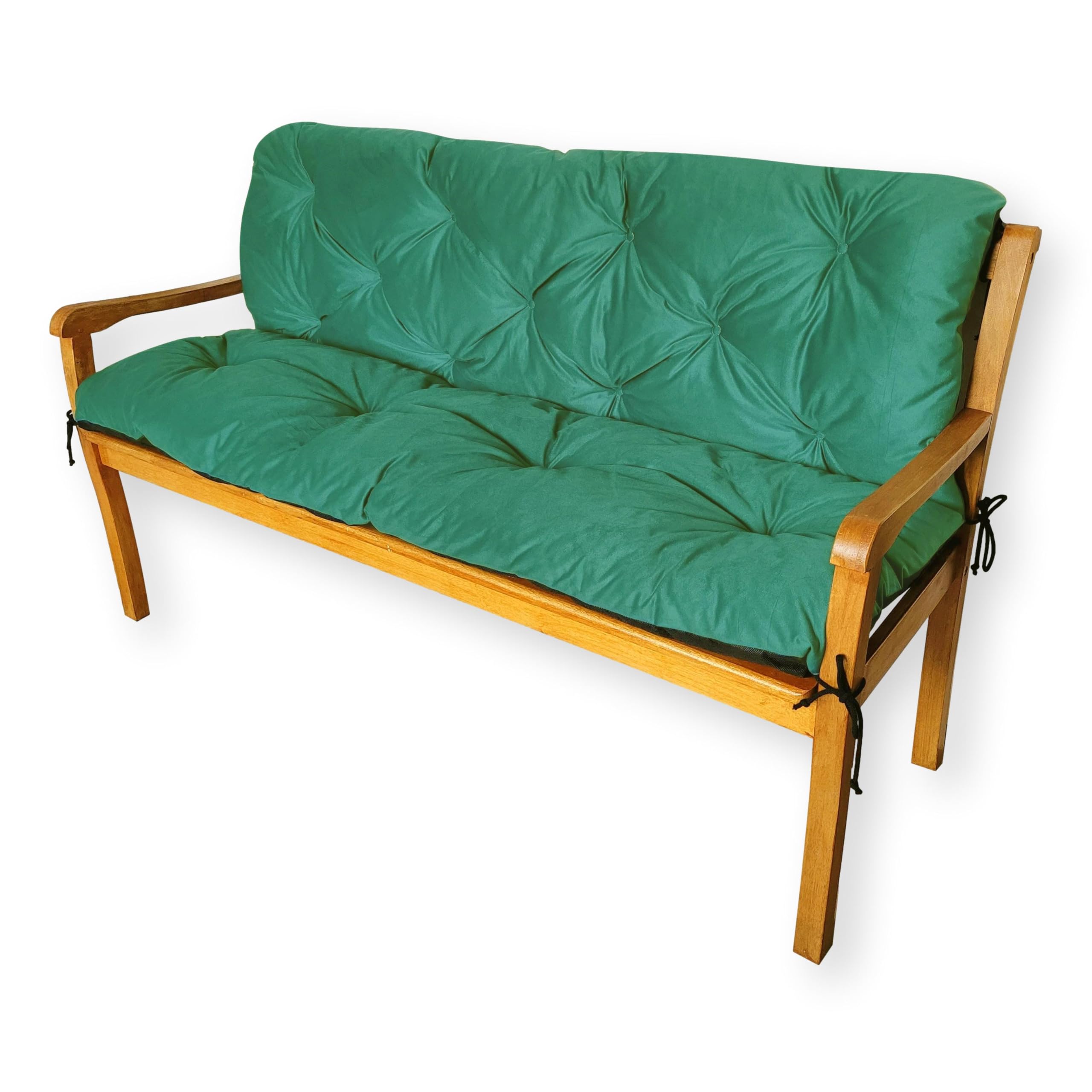 Bankkissen Für Gartenbank 2–3-Sitzer, 150x40x5 Cm, Blau – Dick, Weich & Rutschfest